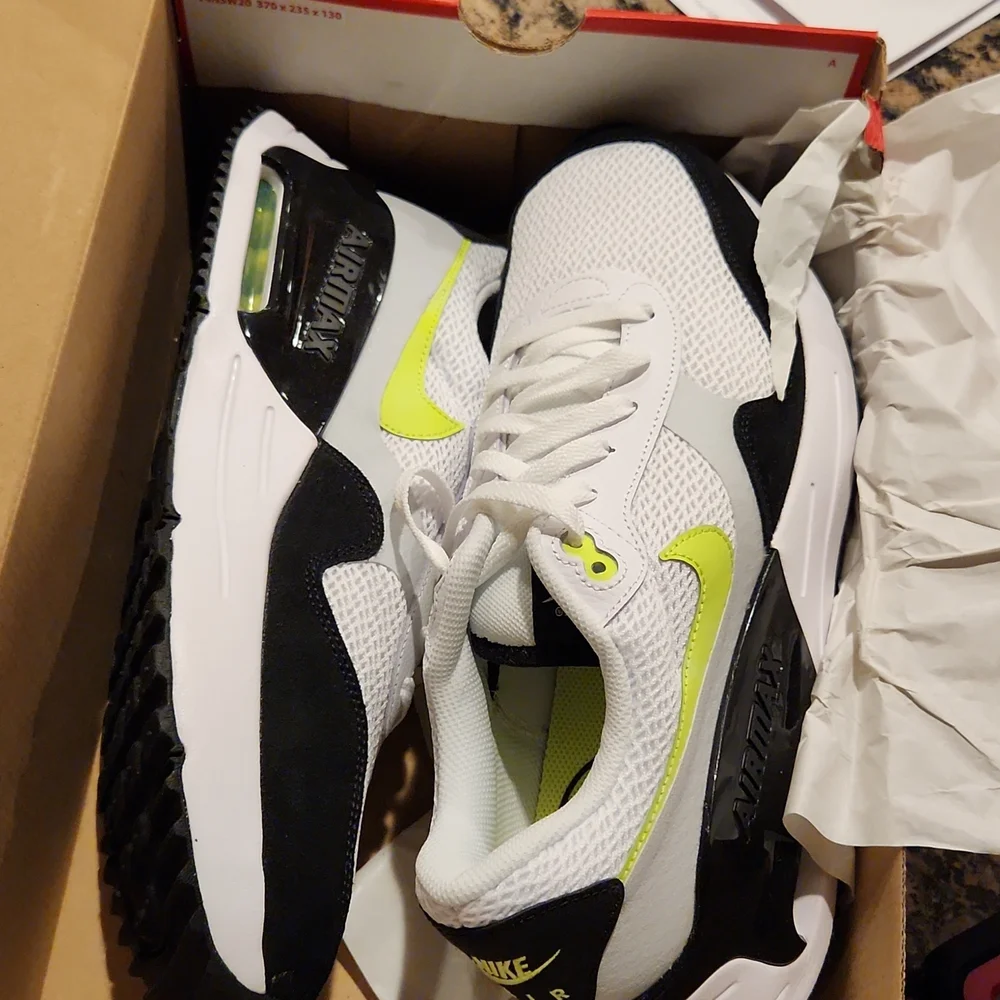 New Nike Air Max SYSTM Men's Shoes White/ Black Volt Pure Sz 11.5 - Picture 10 of 10